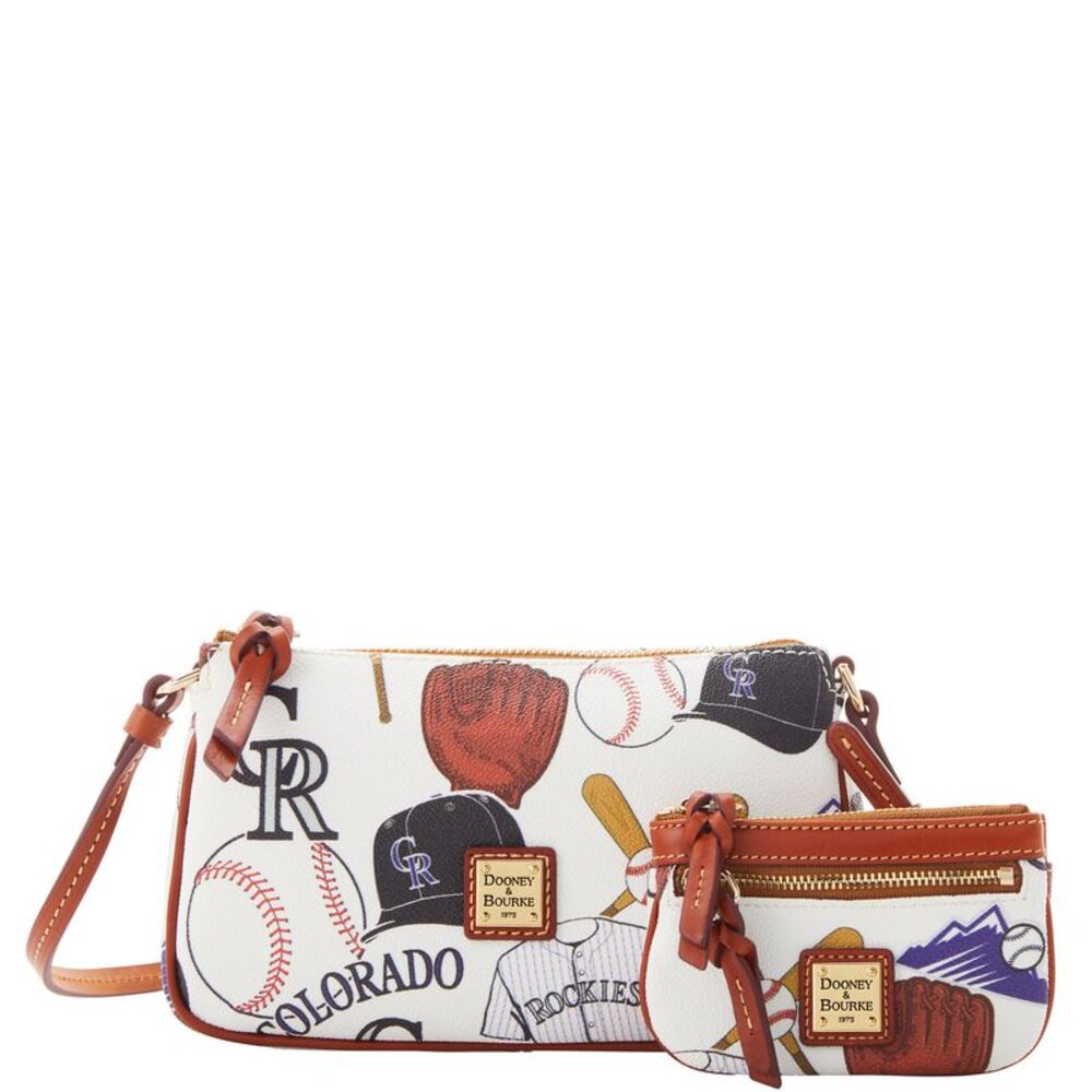 Dooney & Bourke MLB Colorado Rockies Lexi Crossbody Sm Coin Case - ROCKIES